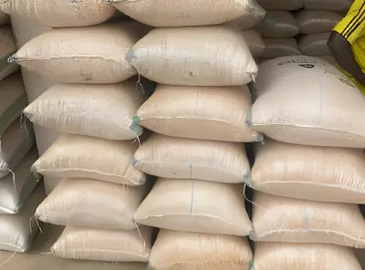 Bagged produce ready for shipping